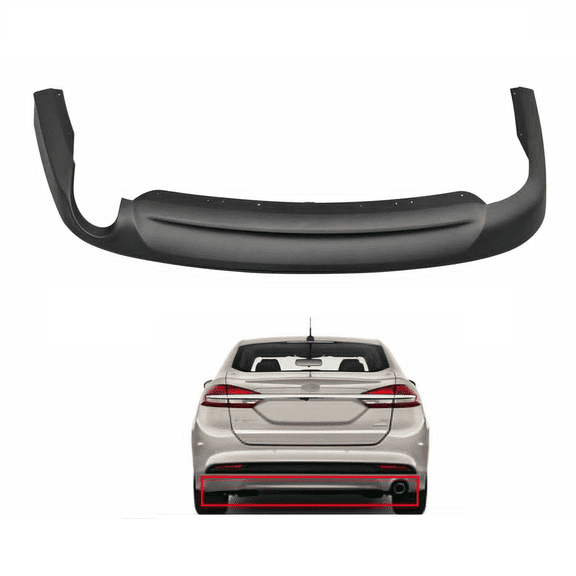 Rear Lower Valance With Single Exhaust Hole For 2013-2018 Ford Fusio DS7Z17810AA
