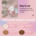 thumbnail image 6 of BEUKING Dark Brown Setting Powder, Shimmer Finishing Powder Oil Control for Long Lasting Makeup, Lightweight Loose Powder Waterproof Makes Skin Downy, Blurring Powder for Deep Tones, 04, 6 of 14