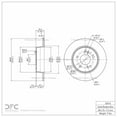 thumbnail image 2 of Front Dynamic Friction Company GEOSPEC Coated Brake Rotor 604-63016 (1), 2 of 2