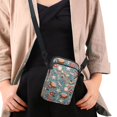 thumbnail image 4 of HELLHERO Astronaut Skateboard Pattern Shoulder Purse Lightweight Adults for Outdoor Travel Daily Use 4.33"x1.97"x7.09", 4 of 7