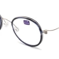 thumbnail image 6 of Gabii MB1281 2-Pack Blue Light Blocking Reading Glasses +2.50 — Acetate Round Frame With Blue-Green Stainless Steel Temples, Unisex, 6 of 10