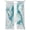 Blue, variant on White Teal Marble Sheer Curtains 84 Inch Length 2 Panels Set, Modern Abstract Art Marble Fluid Voile Window Treatment Rod Pocket Curtains Sheers Drapes for Bedroom/Living Room/Kitchen 52"x84"x2