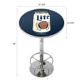 thumbnail image 2 of Miller Lite Chrome Pub Table - Minimalist Can, 2 of 5