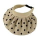 thumbnail image 2 of Sombrero para el sol para mujer, transpirable, con visera, protección solar, para playa, plegable, para verano Caqui, 2 of 9