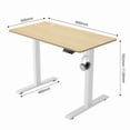 thumbnail image 6 of Quivnbaro Electric lifting desk, computer desk, sitting upright office desk, single motor desk, electric lifting desk frame, lifting workbench, 6 of 10