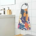 thumbnail image 3 of Yayeee 100% Cotton Hand Towels for Bathroom 16" x 28" Soft Absorbent Kitchen Towel, Colorful Painted Flowers Pattern, 3 of 7