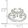 thumbnail image 2 of Primal Silver Sterling Silver Butterfly Toe Ring, 2 of 4