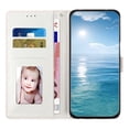 thumbnail image 7 of Leather For Motorola Moto G36 5G 6.72-inch Wallet Case Crystal Material  Owl&Butterflys&Flowers, With Card Holder,Wristband,Magnetic Clasp Kickstand Folio Cover,Color-3,For Moto G36 5G, 7 of 7