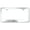 Chrome, variant on Ford Comet Laser Etched Logo Cut-Out License Plate Frame (Chrome)