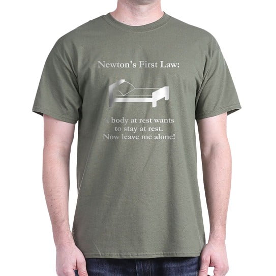 CafePress - Body At Rest Dark T Shirt - Men's Classic Cotton T-Shirts