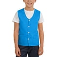 thumbnail image 7 of hotojiny Baby Boys Girls Lightweight Vest Kids Sleeveless Button down Jacket Unisex Infant Formal Waistcoat for 3-12 Years, 7 of 7