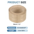 thumbnail image 2 of Bisel de Uxcell, Cinta de Veteado de Madera Pre-pegada Flexible para Bisel de Contrachapado con Adhesivo Termofusible para Muebles Roble Blanco 1.5" x 10 pies, 2 of 7