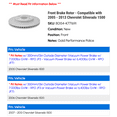 thumbnail image 2 of Front Brake Rotor - Compatible with 2005 - 2013 Chevy Silverado 1500 2006 2007 2008 2009 2010 2011 2012, 2 of 2