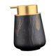 thumbnail image 3 of Dispensador de jabón de cerámica, dispensador de loción reutilizable para baños de hotel. Negro, 3 of 9
