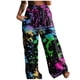 thumbnail image 1 of Pantalones de Pijama Cómodos Para Mujer, Pantalones de Yoga de Pierna Ancha, Pantalones Sueltos Con Estampado Floral de Mariposa, Pantalones Casuales Para Correr Odeerbi ODB-6, 1 of 5