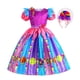 thumbnail image 1 of 2023 disfraz de caramelo arcoíris para niña, vestidos de princesa con estampado de piruleta con varita, ropa de cumpleaños ix zhangyuxiang unisex, 1 of 2