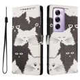 thumbnail image 1 of FOXDOCK Funda Tipo Cartera para OPPO Reno 12 Pro con Soporte y Correa – Diseño de Patrones Lindos, 1 of 6