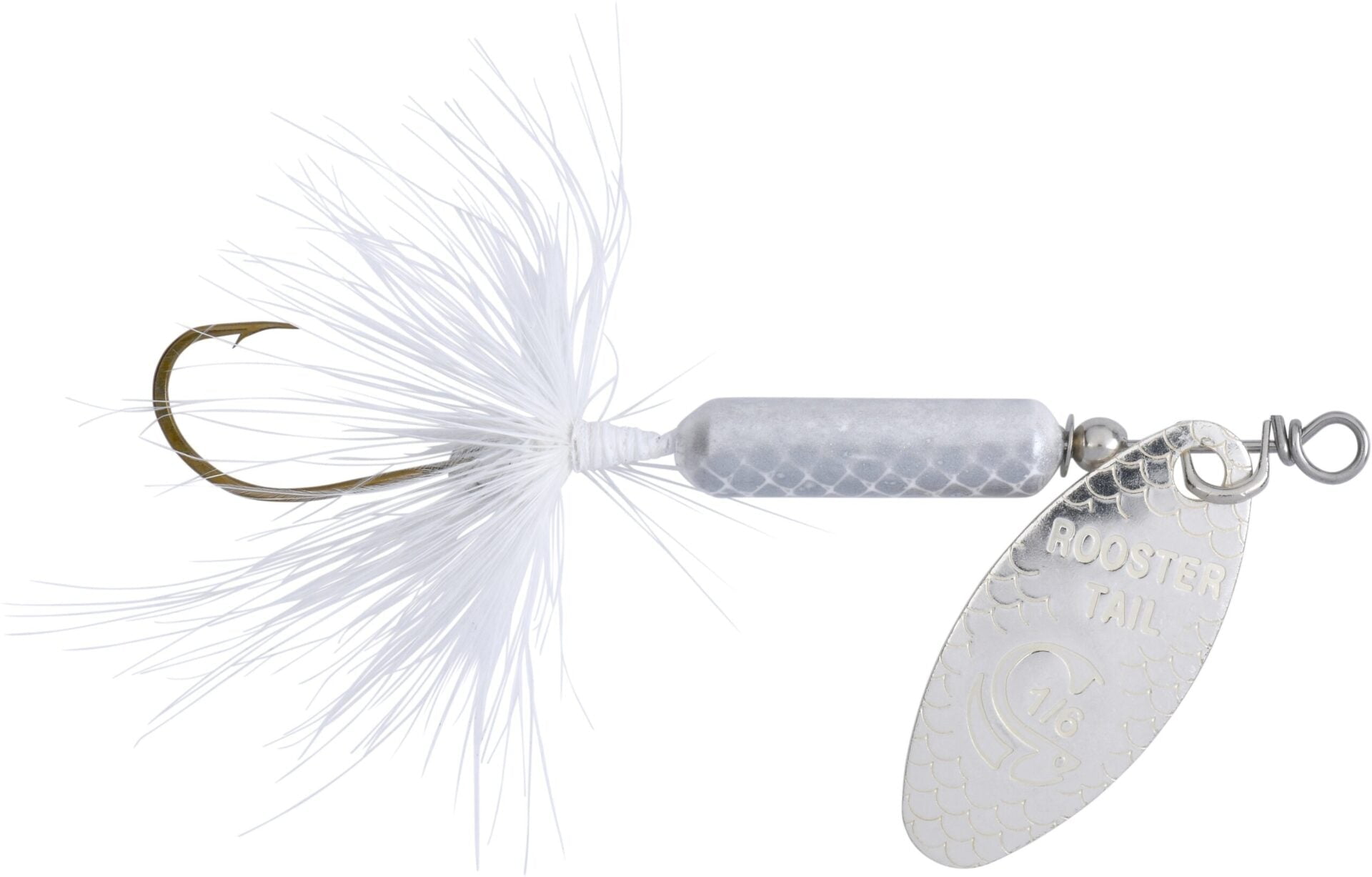 Rooster Tail, Inline Spinnerbait Fishing Lure, 3/8 oz Fire Tiger 