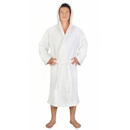 Men S Olympic Style Turkish Cotton Hooded Bathrobe