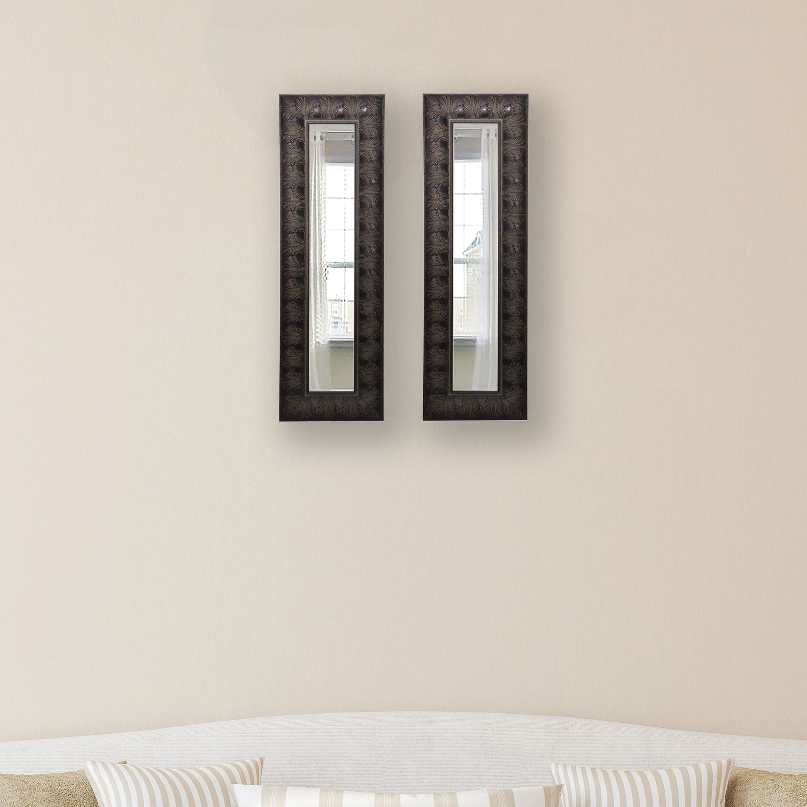 Rayne Mirrors Molly Dawn Feathered Accent Wall Mirror