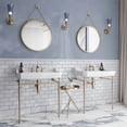 thumbnail image 3 of 40 pack White 3 in. x 6 in. Beveled Polished Thassos marble Subway Tile (5 sq. ft./Case), 3 of 7