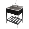thumbnail image 5 of Sink Stainless Steel Sink Free Standing Single Bowl Kitchen Sink 30.8*22*39.5in, 5 of 10