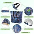 thumbnail image 3 of BZSMCE Book Tote Bag Casual Style Creatively Butterfly Dreams Printed, 3 of 7