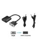 thumbnail image 1 of 1080P HD VGA to HDMI Converter Adapter Cable with 3.5mm Audio Output Male VGA to Female HDMI Adaptor for PC Laptop to HDTV Projector, 1 of 5