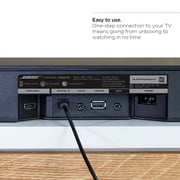 Bose TV Speaker Surround Sound Wireless Bluetooth Soundbar للتلفزيون ، أسود
