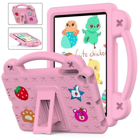 Dteck for iPad mini Kids Case 7.9 inch, DIY Cute Cartoon Toys for Kids Child Proof Shockproof iPad mini Case with Handle Stand for 7.9 Inch
iPad mini 5/mini 4/mini 3,Pink