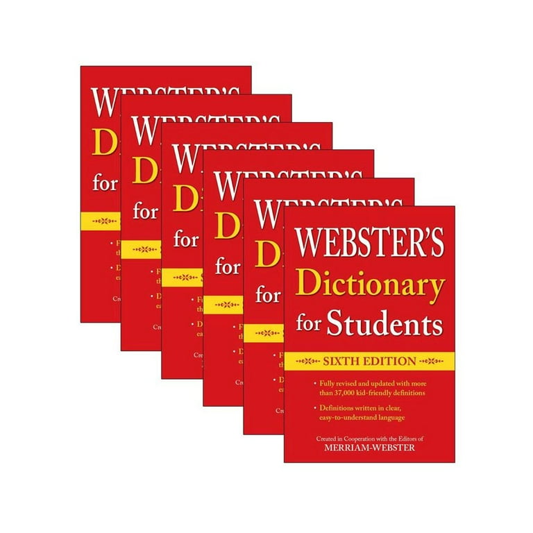 Merriam-Webster Webster's Dictionary for Students, Sixth