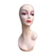 thumbnail image 4 of Cabeza de maniquí calva, cabeza de muñeca, maquillaje, pelucas faciales para cosmetología femenina, modelo de exhibición Estilo H, 4 of 9
