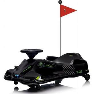 Crazy Cart Shift Lightshow by Razor 12V Electric Drifting Go