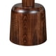 thumbnail image 4 of Mesa lateral Tot Mobica de diseño contemporáneo y elegante con acabado en nogal, pedestal fabricado con madera de pino, 4 of 5