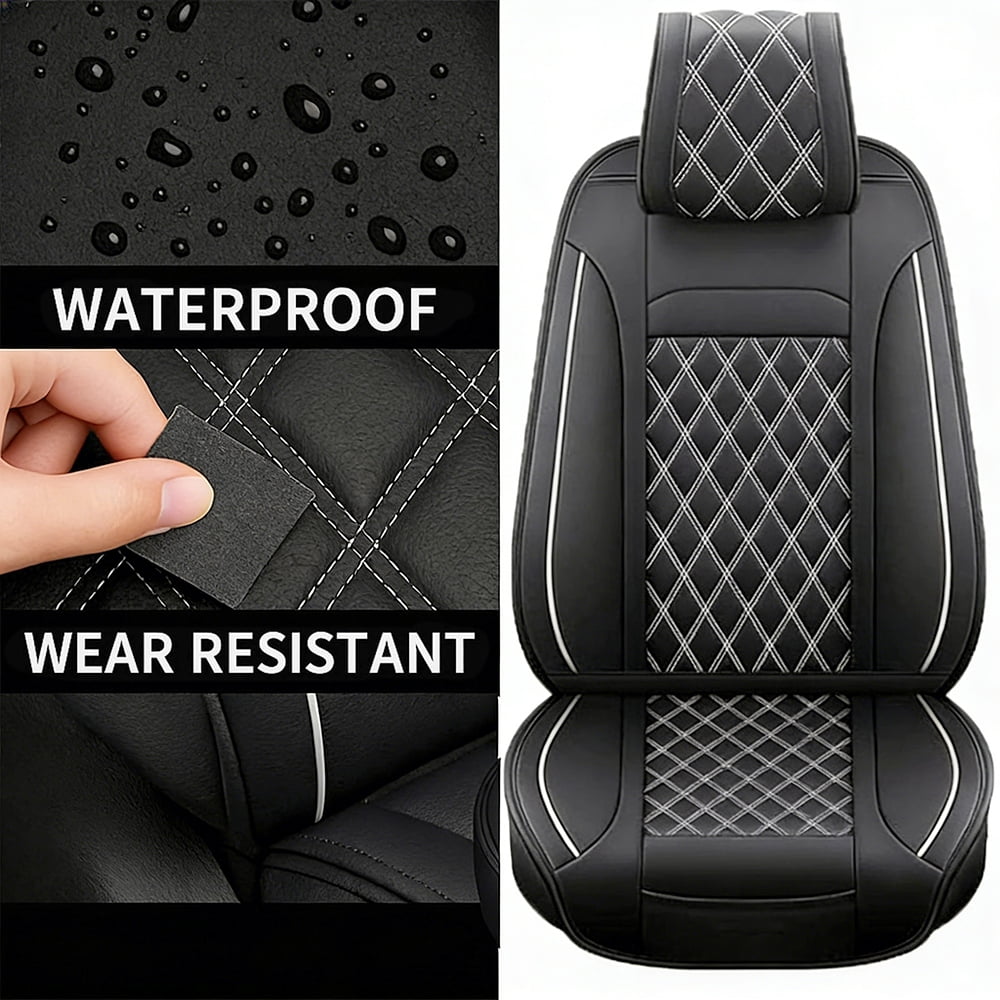 Fit For Dodge Ram 2009-2024 1500 2500 3500 Full Leather Car Seat Covers Custom