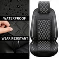 thumbnail image 2 of Fit For Dodge Ram 2009-2024 1500 2500 3500 Full Leather Car Seat Covers Custom, 2 of 9