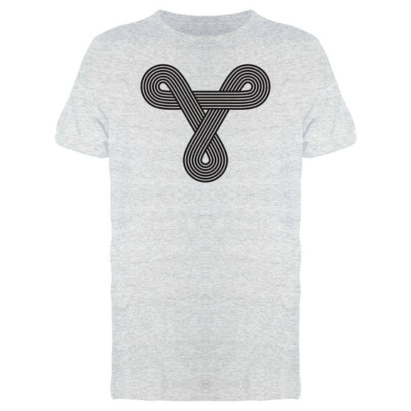 Triangle With Intertwined Lines T-Shirt Men -Image by Shutterstock, Male Medium