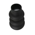 thumbnail image 5 of DecMode 12", 10"H Dimensional Bubble Black Glass Vase, Set of 2, 5 of 12