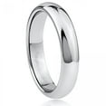 thumbnail image 1 of Polished Silver Tungsten Carbide Ring, 1 of 2
