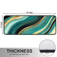 thumbnail image 5 of Kitchen Rugs Sets Of 2,Blue and Gold Marble Glitter Streaks Pattern Anti Fatigue Kitchen Mat Rugs Non Slip Washable,Decorative Kitchen Floor Mats for Kitchen,Sink,Laundry,17"x47"+17"x47", 5 of 5