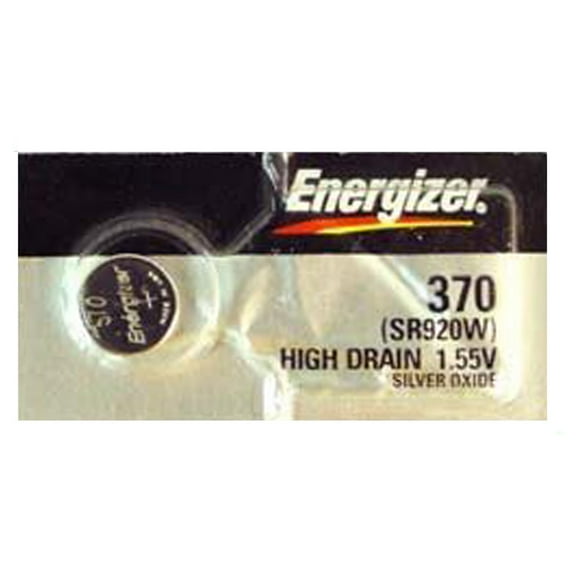 Energizer Silver Oxide Watch Battery For 370 Button Cell