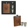 thumbnail image 2 of Dark Horse Comics 8 Ounce Faux Leather Witcher Deluxe Flask Set w/ Shot Glasses, 2 of 3