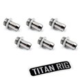 thumbnail image 1 of XSPC G1/4" to 3/8" Barb Fitting for Soft Tubing, Chrome, 6-Pack, 1 of 9