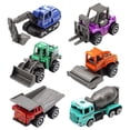 thumbnail image 3 of Juego de 6 vehículos de construcción de aleación, excavadora, camión mezclador, modelo de juguete para niños, vehículo de construcción, juguetes para, 3 of 10