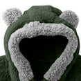 thumbnail image 3 of breaise Newborn Baby Bear Outfit With Fold-Over Mittens and Footies Girls Boys Winter Fleece Clothes Hooded Romper Snowsuit, 3 of 8