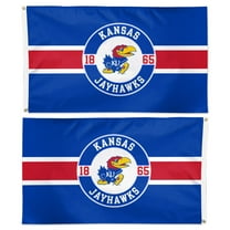 NCAA Kansas Jayhawks Established 3' x 5' Applique Flag