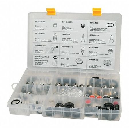 UPC 034449635691 product image for Delta: Plumber's Box of Assorted Maintenance Parts | upcitemdb.com