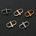5pcs Metal Buckle Chain Strap Adjustment Buckles Screw Fastening Buckle