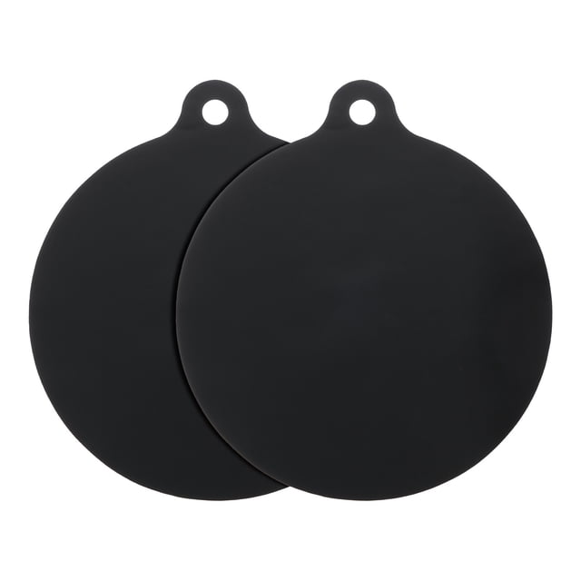 2 Pcs Tapis Protecteurs pour Plaque à Induction Tapis Protecteurs pour Cuisinière à Induction Ronds Noirs