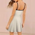 thumbnail image 4 of asddcavvf Dresses for Women Women's Fashionable Spring and Summer Solid Color Adjustable Strap Strap, 4 of 6
